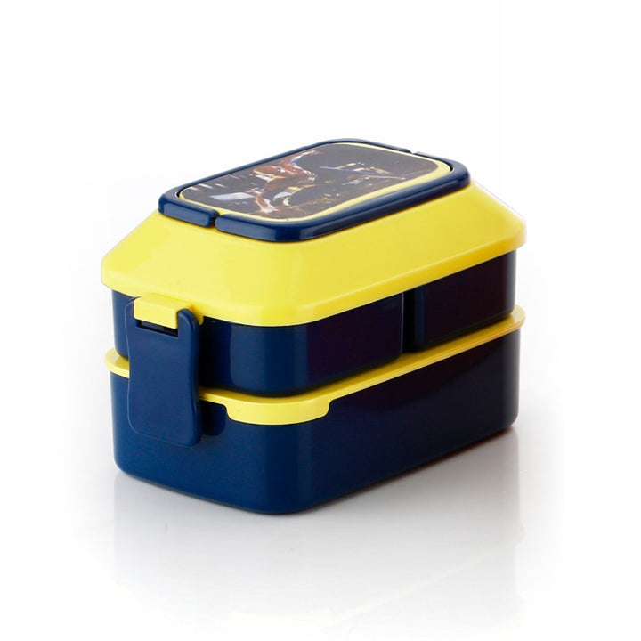 5621 Double Layer Lunch Box Stylish Lid Lunch Box With Fork & Spoon Lunch Box For Children School Lunch Box  Your Brand