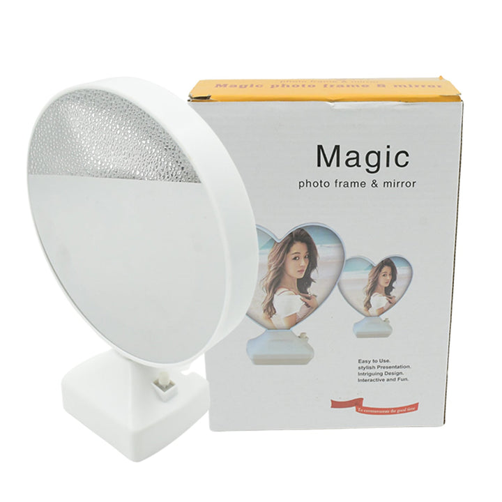 Plastic 2 in 1 Mirror Come Photo Frame with Led Light Your Brand