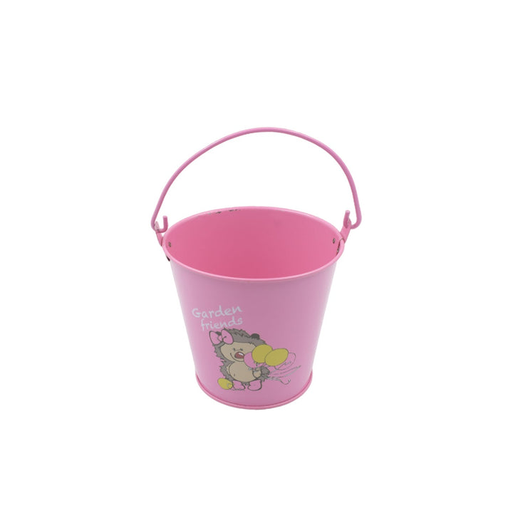 Small Metal Buckets with Handles, Bucket Plant Kids Pot Plant Succulents Metal Flower Bucket Metal Bucket Ice Bucket Metal Succulent Flower Pot Creativity (1 Pc) Your Brand