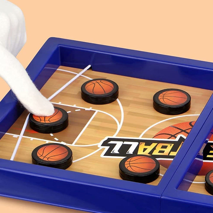 Fast Sling Basketball Puck Game Paced Table Desktop Battle Ice Hockey Game for Adults and Kids Parent-Child Winner Board Games Interactive Toy, Desktop Table Game Your Brand