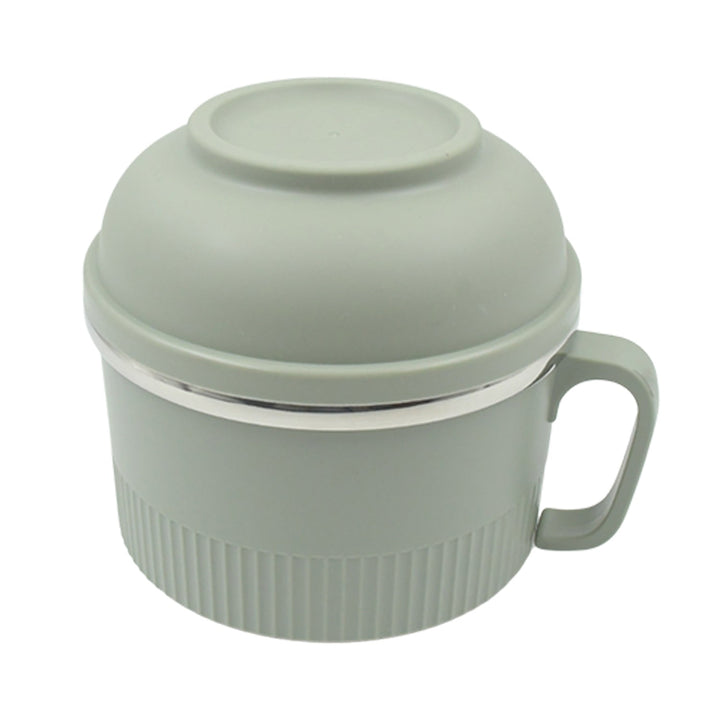 Vacuum Food Flask, Insulation Large Capacity Double Layer Structure Non Slip Labor Saving and Safe Stainless Steel Inner Tank Lunch Box/  Noodle Bowl for Camping Picnic for School Office Outdoor (1 Pc) Your Brand