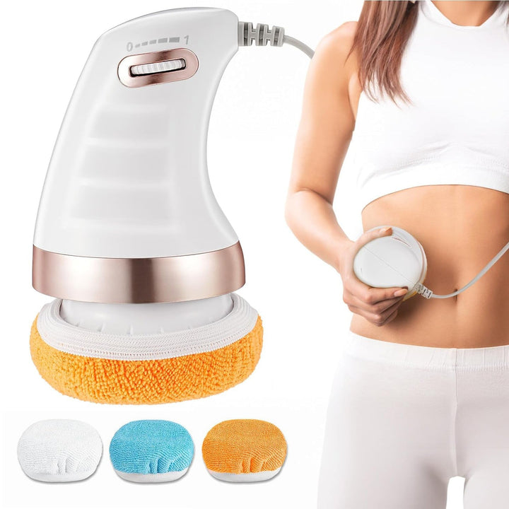 Body Massager Shaping Machine | Body Sculpting Massager with 3 Washable Pads |Adjustable Speeds | Electric Handheld Massager for Belly, Waist, Legs, Arms, Butt (1 Pc) Your Brand