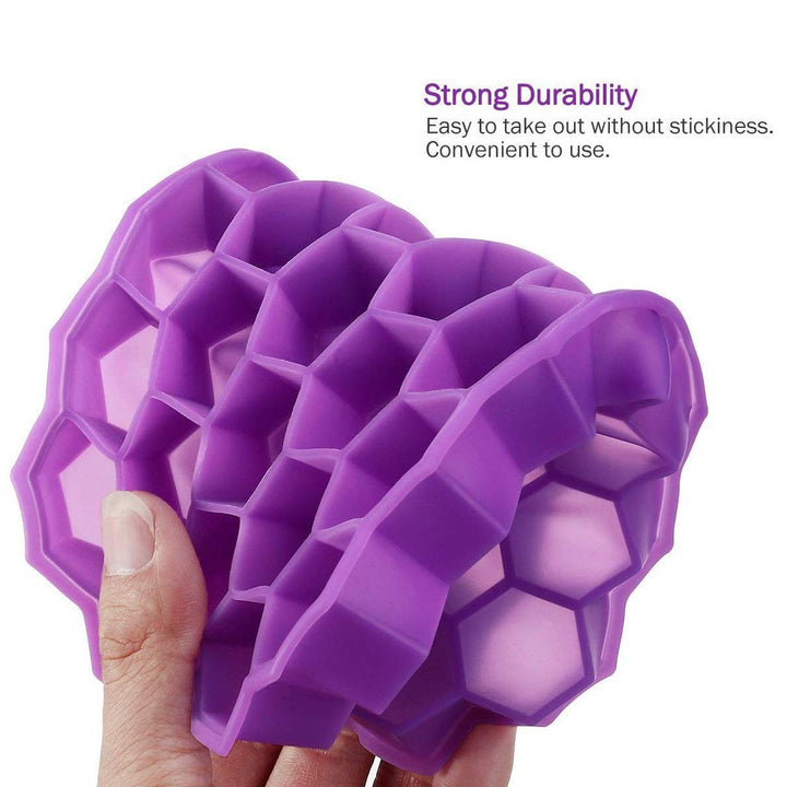 Silicone Ice Cube Trays 32 Cavity Per Ice Tray [Multi color] Your Brand