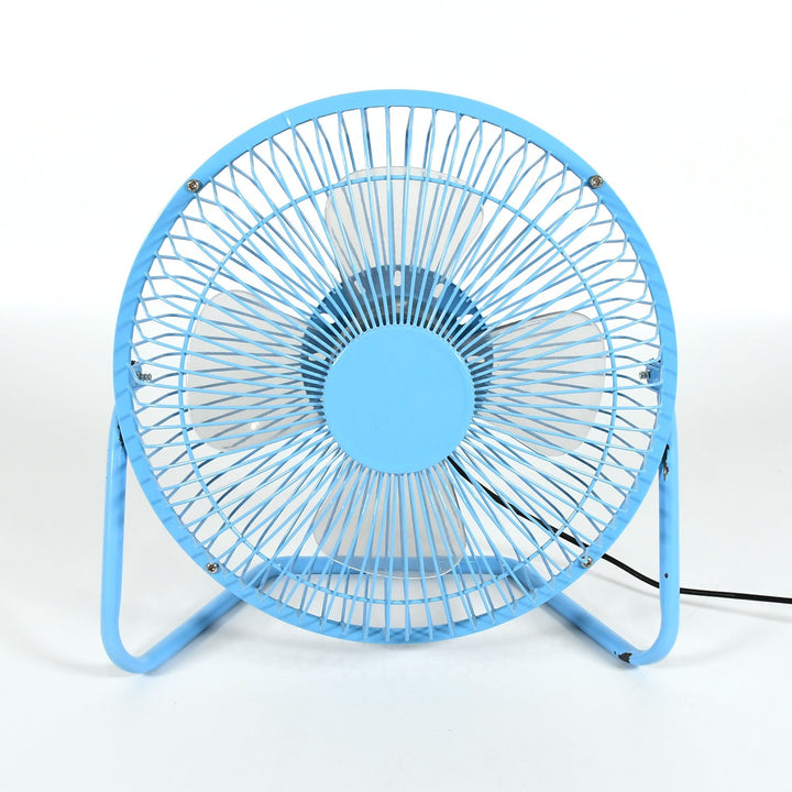 Big USB Table Desk Personal Metal Electronic Fan, Compatible with Computers, Laptops, Student Dormitory, Suitable For Office, School Use (1 Pc) Your Brand