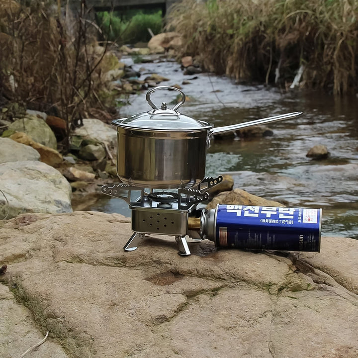 Mini Portable Square Camping Stove (1 Pc) - TezCart