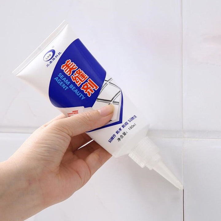Waterproof Tile Gap / Crack / Grout Filler Water-Resistant Silicone Sealant for DIY Home Sink Gaps / Tiles Gaps / Grouts Repair Filler Tube For Home, Office, Bathroom, Toilets(180 Ml) Your Brand
