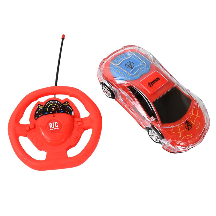 Plastic Remote Control Car, Remote Control Racing car with Two Function Backward and Forward. Handle Design Remote. Best Birthday Gift, Birthday Return Gift with Rechargeable Battery For Car Your Brand