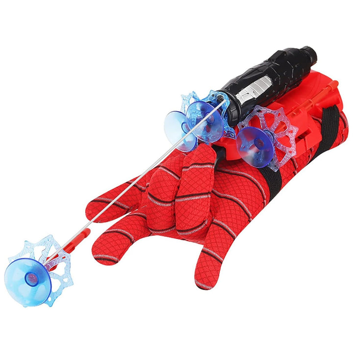 Web Shooter Toy for Kids Fans, Launcher Wrist Gloves Toys For Kids, Boys Superhero Gloves Role-Play Toy Cosplay, Sticky Wall Soft Bomb Funny Children's Educational Toys Your Brand