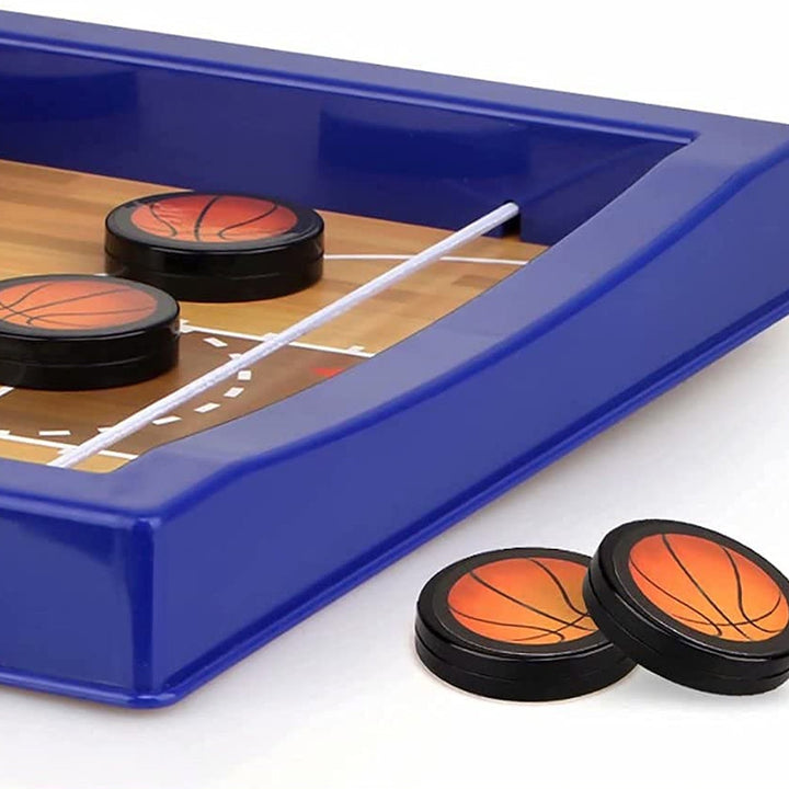 Fast Sling Basketball Puck Game Paced Table Desktop Battle Ice Hockey Game for Adults and Kids Parent-Child Winner Board Games Interactive Toy, Desktop Table Game Your Brand