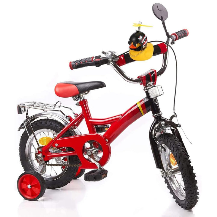 Beautiful Duck Car Ornaments Duck Bicycle Bell with Propeller Helmet (1 Pc / Mix Design) - TezCart