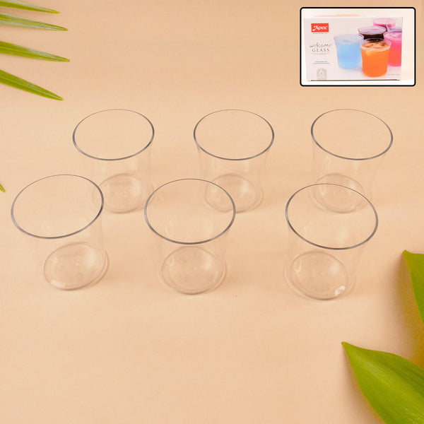 Apex Guest Ease Plastic Glasses