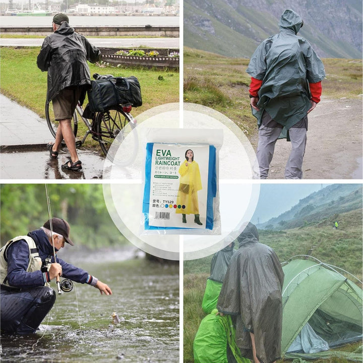 Eva Portable Rain Coat, Waterproof Raincoat (1pc) - TezCart