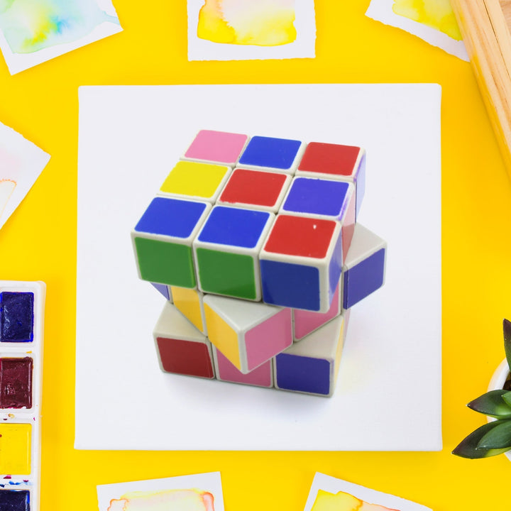 3x3x3 Cube Solving Kit - Includes Cube, Formula Sheets, Perfect for Beginners and Enthusiasts, 3d puzzles game | rubick cube puzzle cubes | rubix cube (1 Pc ) Your Brand