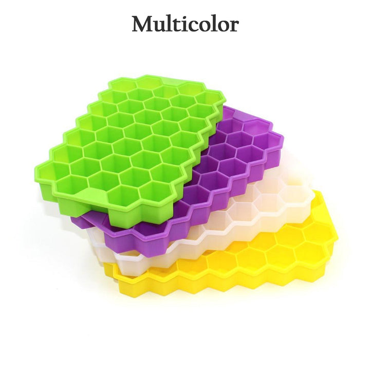 Silicone Ice Cube Trays 32 Cavity Per Ice Tray [Multi color] Your Brand
