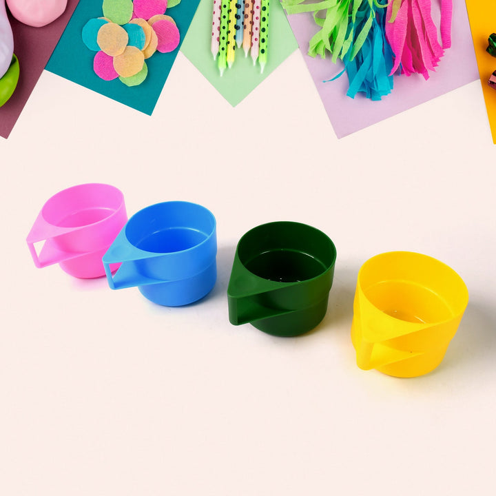 Rainbow Picnic Plastic Pitcher / Jug / Kettle Glass / Cup Set Water Bottle+Cup (9 Pcs Set) - TezCart