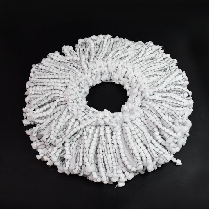 Round Shape Microfiber Spin Mop Replacement Head Refill (1 Pc) - TezCart