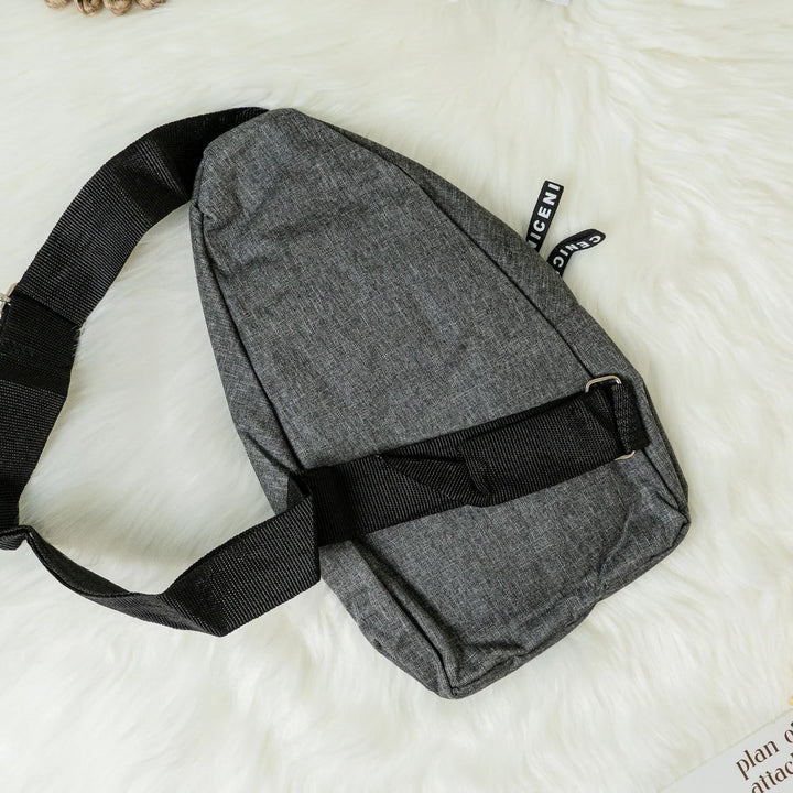 Waterproof Waist Bag, Shoulder Bags USB Charging Earphone Hook Sling Travel Bag (1 Pc) Your Brand