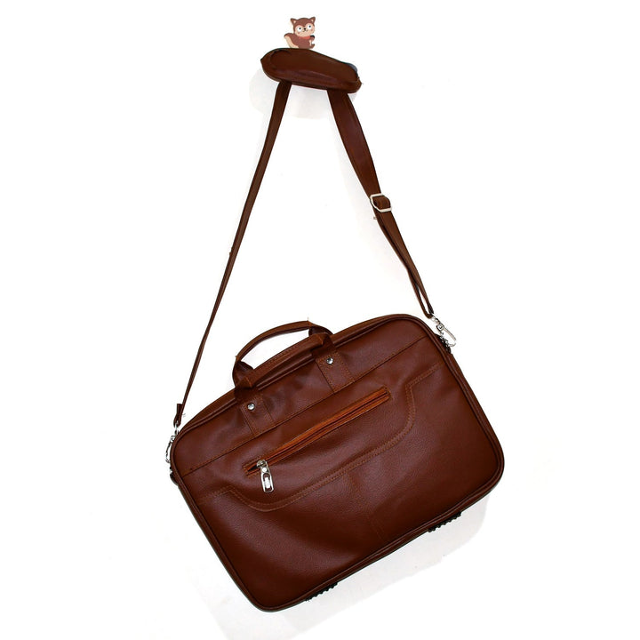 Multipurpose Bag, Shoulder Side Bag Office Laptop Faux Leather Executive Formal Laptop & MacBook Messenger / Office / Travel / Business / Shoulder / Hand / Sling Bag for Men Women with Multiple compartments Your Brand