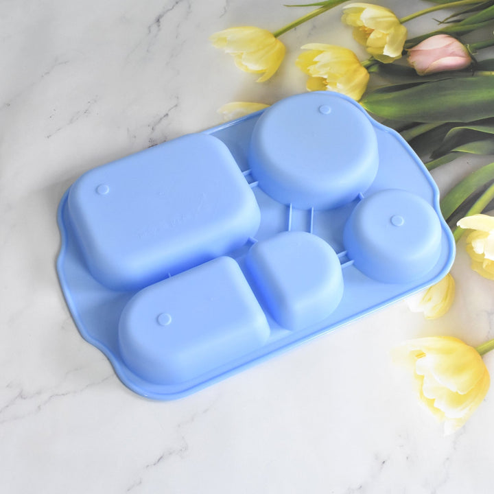 Unbreakable Plastic Food Plates / Biodegradable 5 Compartment Square Plate for Food Your Brand