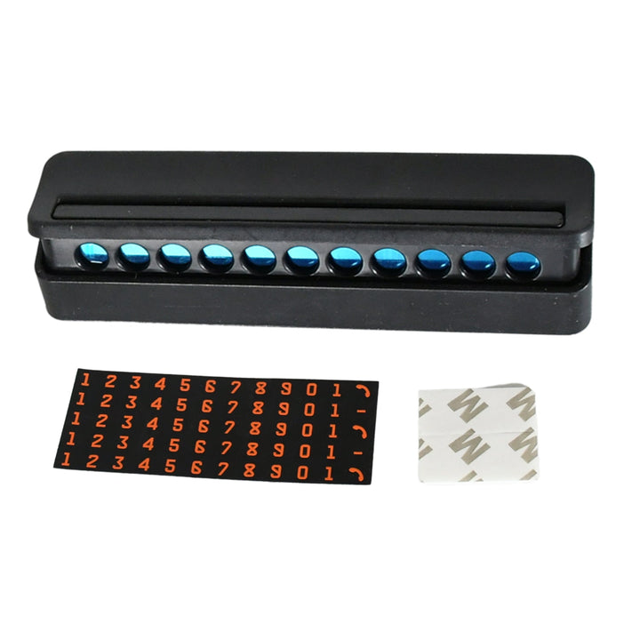 Temporary Car Parking Mobile Number Display with Magnetic Numbers Stickers,Car Parking Magnetic Mobile/Telephone Number Plate (1Pc)   Your Brand