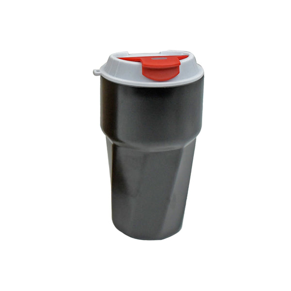 Stainless Steel Vacuum Insulated Travel Mug with Lid (1 Pc) - Coffee, Tea Your Brand