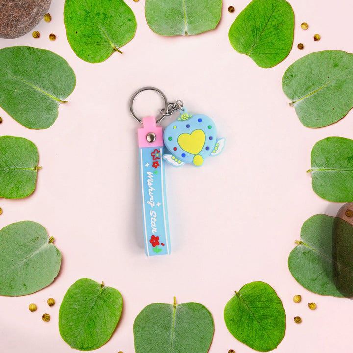 Cute Silicone 3D Key Chain with Metal Hook & Strap (Pack of 1) - TezCart