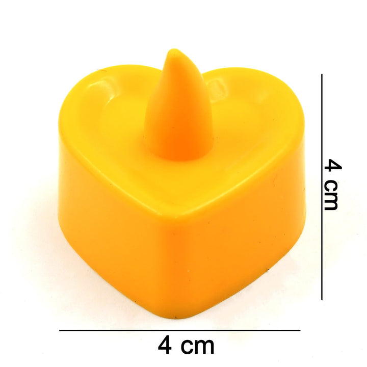 LED Tealights, Smokeless Plastic Decorative Candles (Pack Of 6 / Multicolor) - TezCart