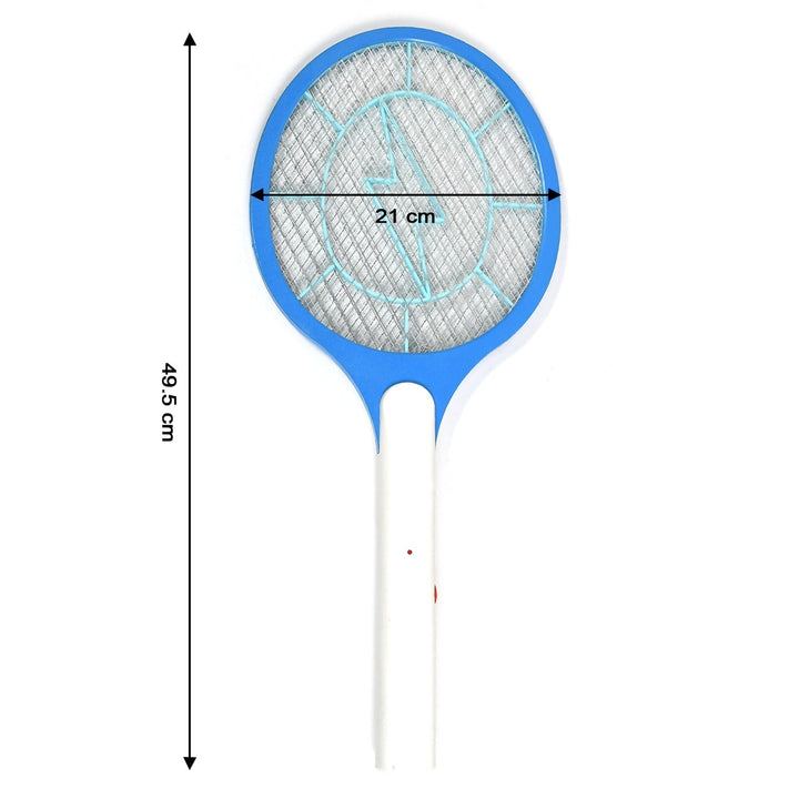 Mosquito Killer Racket Rechargeable Handheld Electric Fly Swatter Mosquito Killer Racket Bat, Electric Insect Killer (Quality Assured) (with cable) - TezCart