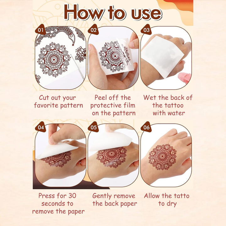 Temporary Tattoos Tattoo Sticker Skin Tattoo Stickers (1 Sheet) - TezCart