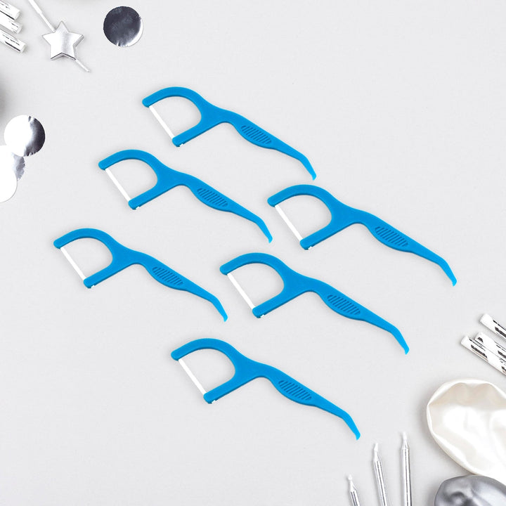 2 In 1 Tooth Picks Flosses, Portable Toothpicks, Resealable Oral Care Dental Flosser, Easy Storage Dental Pick for Fresh Breath and Healthy (30 Pcs Set) (Mix Color) Your Brand