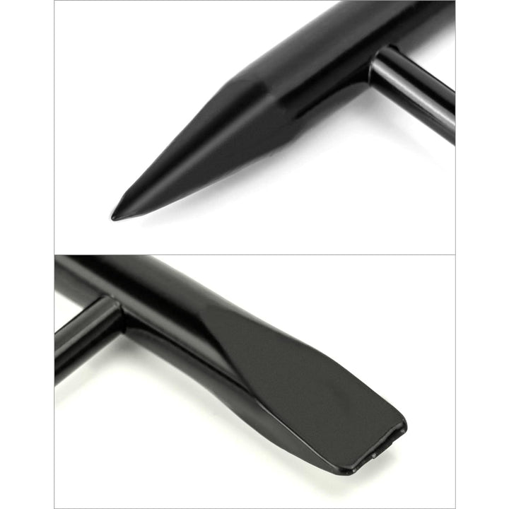 Welding Slag Removal Tool Chipping Hammer with Coil Spring Handle, Mufti Functional for Cleaning Removing Slag Industrial Weld Slag Spatter Removal Tool Welding Hammer, for Machinery Electrician (1 Pc ) Your Brand