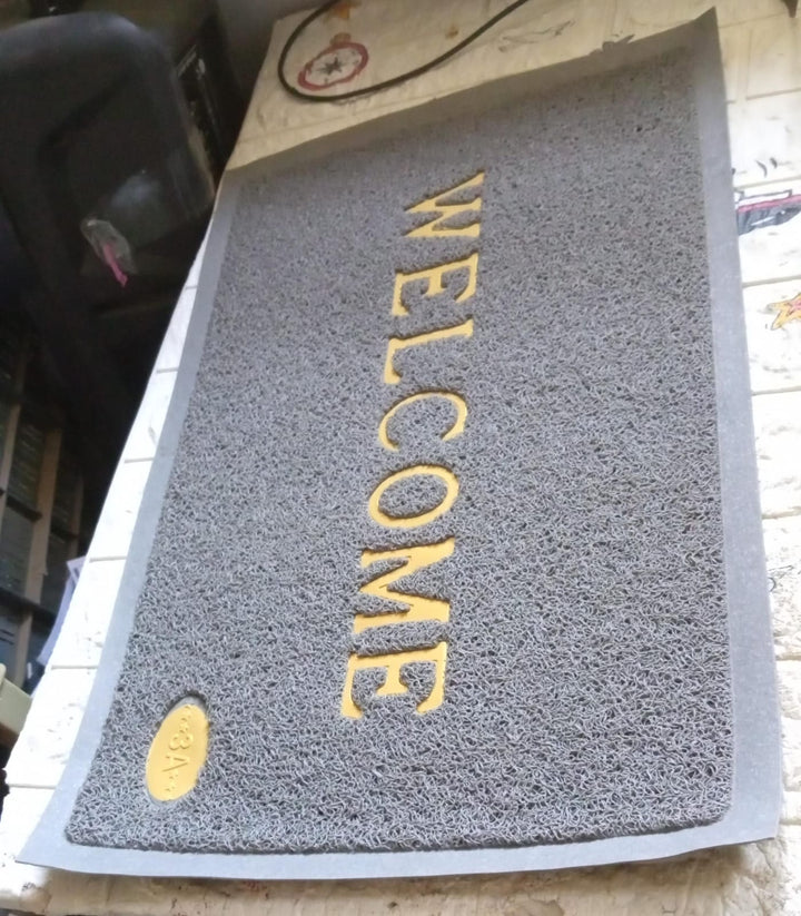 Welcome Door Mat for Home Entrance Outdoor Mat Anti Slip Heavy Duty and Waterproof | Easy to Clean for Entry For Bedroom, Living Room (23x15 Inch) Your Brand