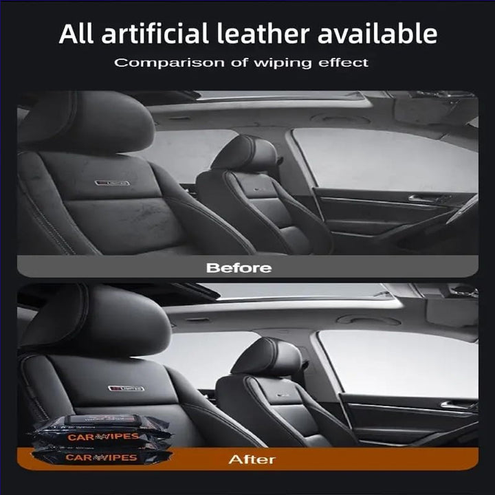 Car Dashboard Scratch Remover Tissue (80 Pcs Set) - TezCart