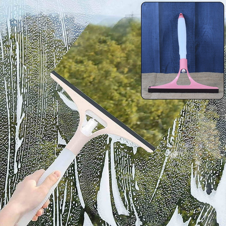 All-in-One Cleaning Brush: Spray, Wash, & Wipe (Windows, Glass, Car) (1 Pc) Your Brand