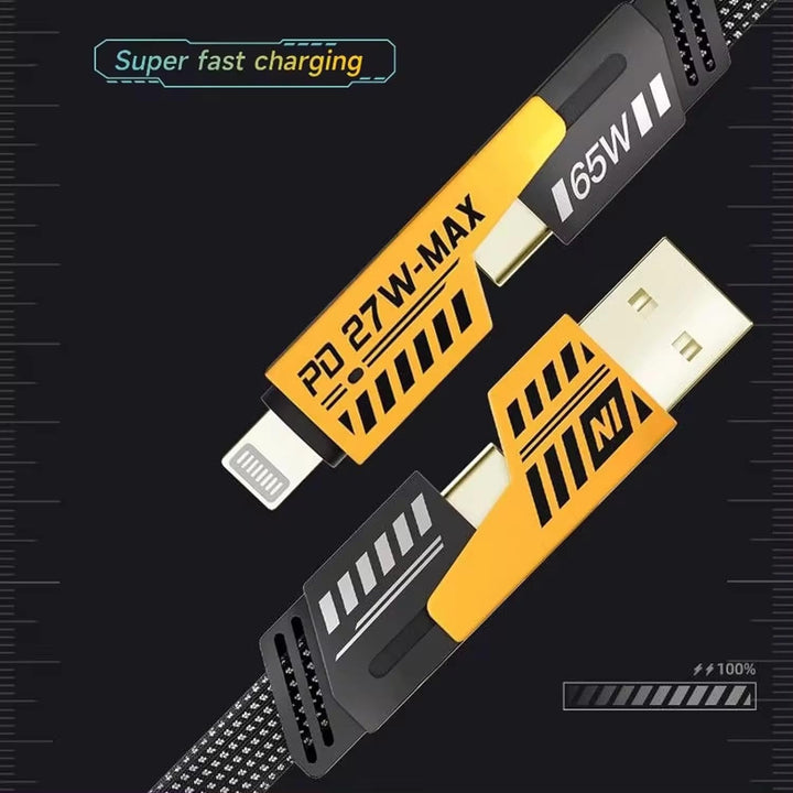 4 in 1 Fast Charging Cable (1 Pc / Loose) - TezCart