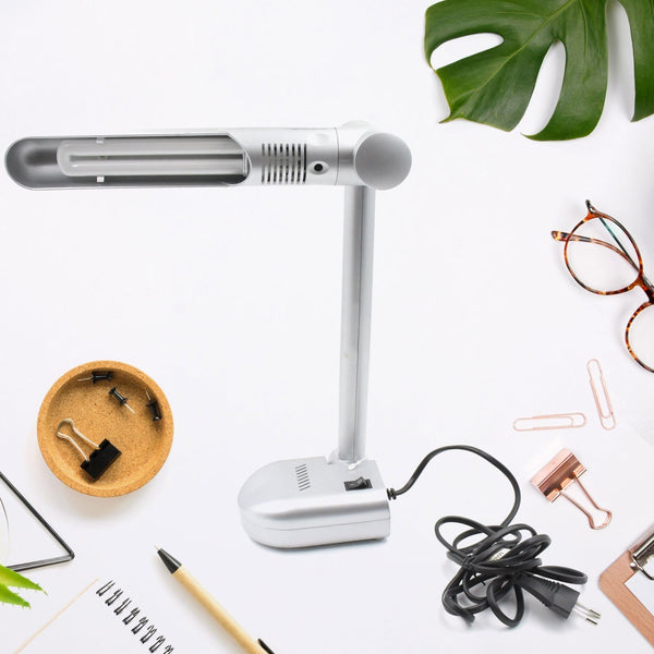 Multifunctional LED Desk Lamp Dimmable Office Lamp Children’s Student Desk Lamp Reading Lamp  White Eye-Caring Desk Light, Energy Saving Desk Lamp Table Lamp - Study Desk Lamp (1 Pc) Your Brand