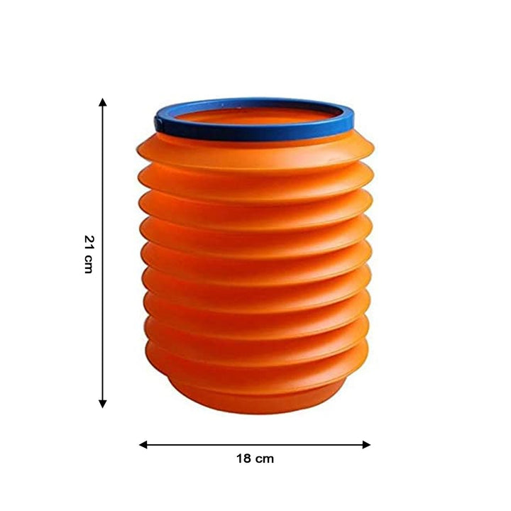 Foldable Storage Bucket, Water Container & Dustbin Multiuse Bucket For Home, Car & Kitchen Use Bucket - TezCart