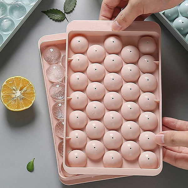 Plastic Round BPA Free Reusable Ice Cube Ice Ball Mold / Lollipop Candy Maker (20x12cm) Your Brand