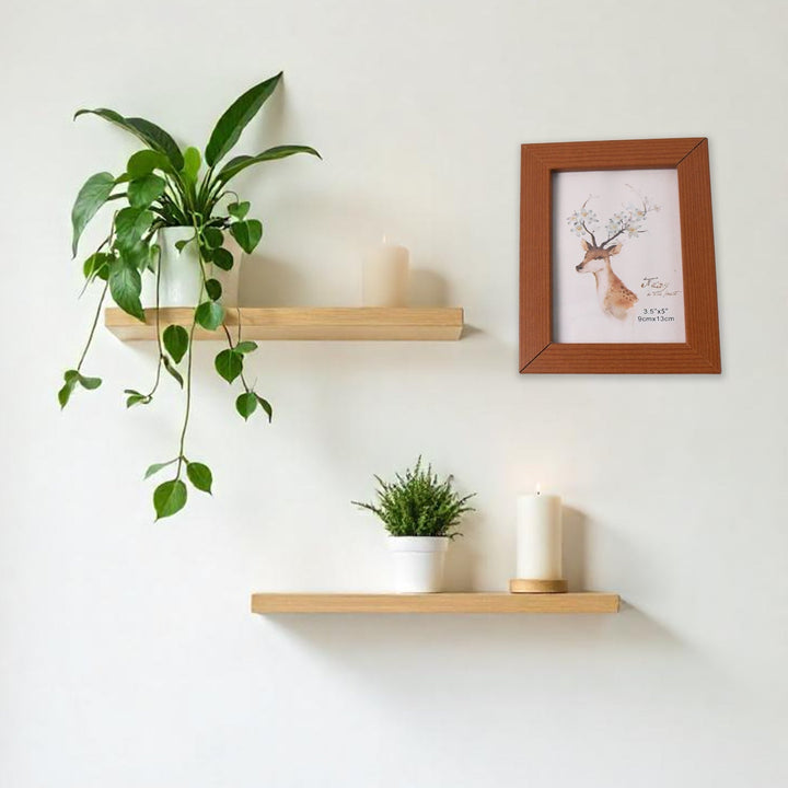 Creative Solid Wooden Photo Frame (Mix Design &amp; Size / 1 Pc) your brand