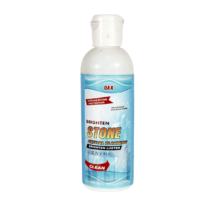 Stone Stain Remover Cleaner, Stone Crystal Plating Agent, Marble Stone Cleaner Polishes, Crystal Plating for Kitchen, Patio, Backyard Marble Cleaner and Polish (75 ML Approx / 1 pc) Your Brand
