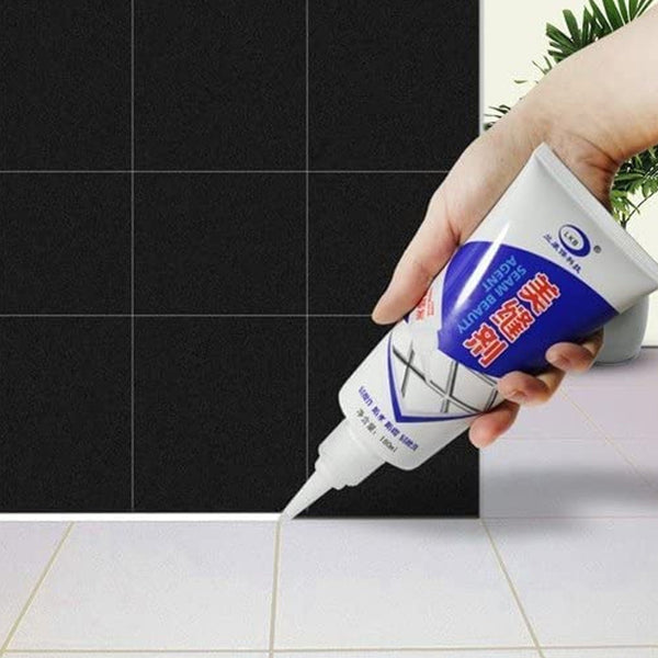 Waterproof Tile Gap / Crack / Grout Filler Water-Resistant Silicone Sealant for DIY Home Sink Gaps / Tiles Gaps / Grouts Repair Filler Tube For Home, Office, Bathroom, Toilets(180 Ml) Your Brand