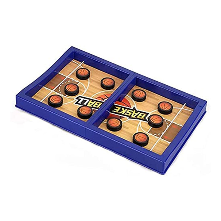 Fast Sling Basketball Puck Game Paced Table Desktop Battle Ice Hockey Game for Adults and Kids Parent-Child Winner Board Games Interactive Toy, Desktop Table Game Your Brand