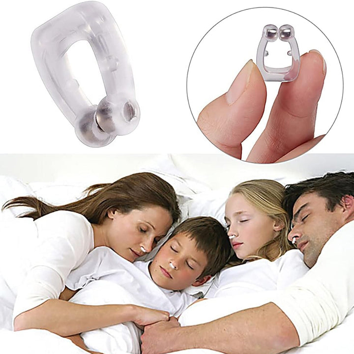 Anti Snore device for men and woman Silicone Magnetic Nose Clip For heavy Snoring sleeper, Snore Stopper, Anti Snoring Device (1 Pc) - TezCart