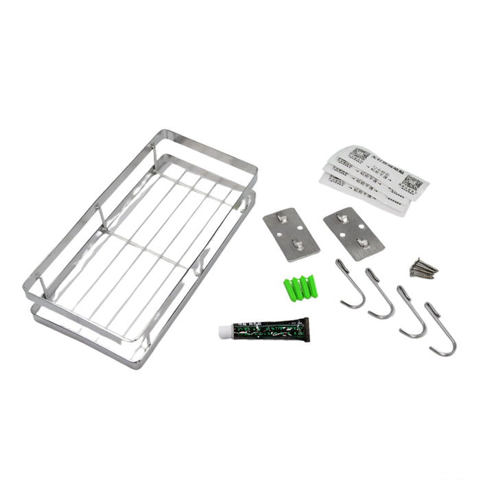 25 cm Metal Space Saving Multi-Purpose rack for Kitchen Storage Organizer Shelf Stand. Your Brand