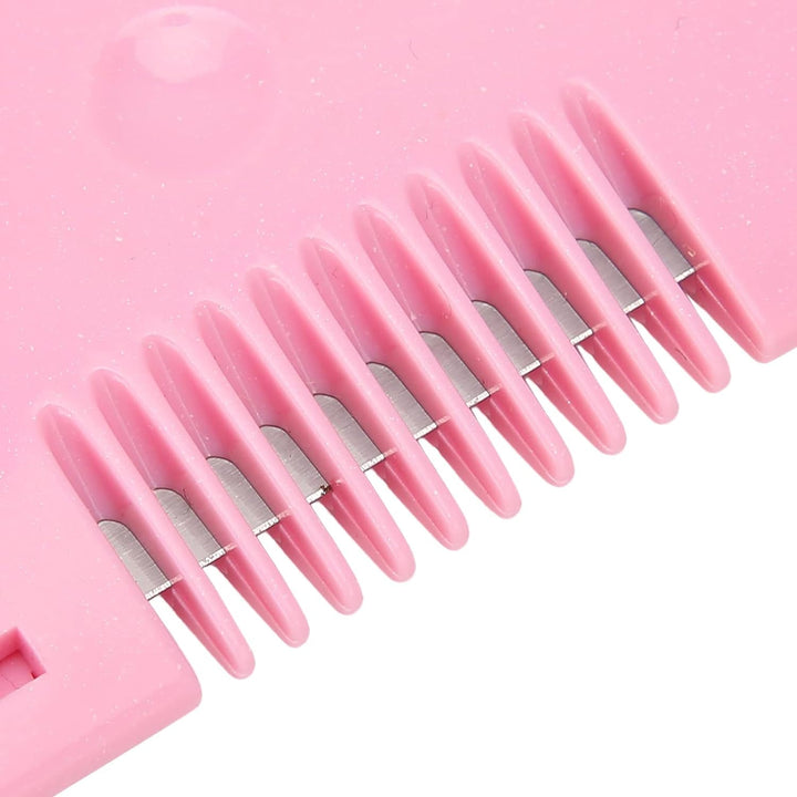 Heart Shape Plastic Hair Cutting Scissors for Baby Girls Lightweight Portable Hair Thinning Double‑Edge Stainless Steel Convenient for Hair Cutting for Hair Thinning (1 Pc ) Your Brand