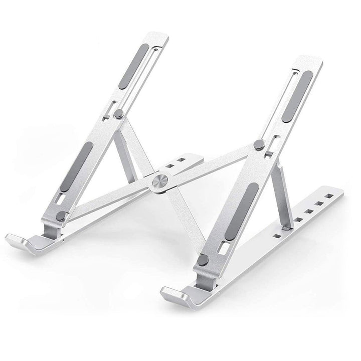 Laptop Stand for Desk | Metal Portable Laptop Stand, with 6 Adjustable Angles | Laptop Riser, Phone, and Tablet Stand | Compatible for All Laptop Your Brand