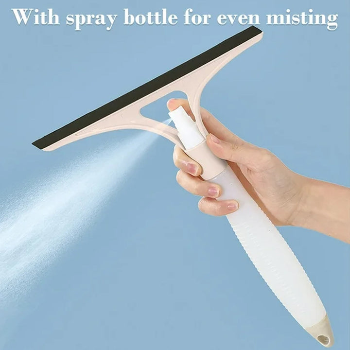 All-in-One Cleaning Brush: Spray, Wash, & Wipe (Windows, Glass, Car) (1 Pc) Your Brand