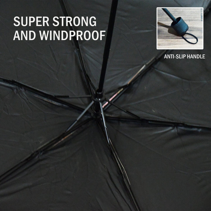 3-Fold Sun & Rain Protective Foldable Umbrella (1 Pc) Your Brand