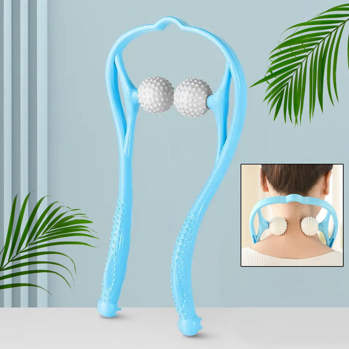 Neck Shoulder Massager, 13.5x7.08in Portable Relieving the Back for Men Relieving the Waist Women - TezCart
