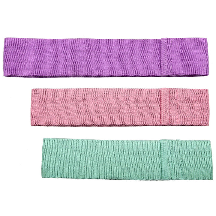 Hip Bands Booty Bands Wide Workout Bands, Resistance Exercise Bands for Legs and Butt, Resistance Loop Bands Anti Slip Circle Fitness Band Elastic Sports Bands Fitness Bands for Women Men Strength Training (3 Pcs Set) Your Brand